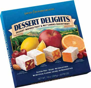LIBERTY ORCHARDS CANDY DESSERT DELIGHTS 10oz /12 #1893