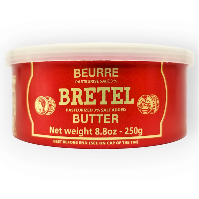 BRETEL - SALTED BUTTER TINNED - 24X250g (8.8 oz) 10/03/24