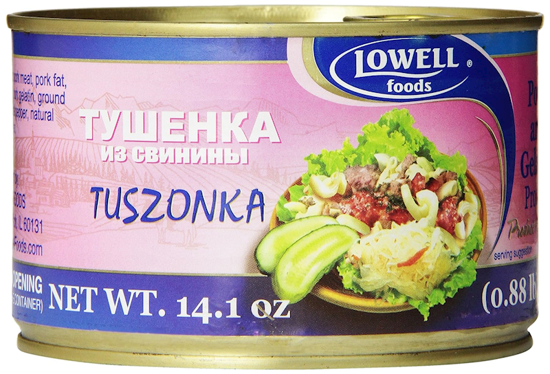 Lowell Foods Tuszonka Pork & gelatin 400g/24