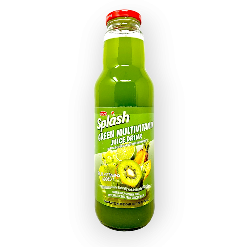 POCAS SPLASH GREEN MULTIVITAMIN JUICE 8/25.4OZ (847265)