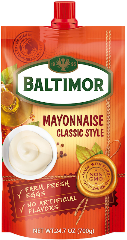 BALTIMOR Mayonnaise "Classic ", MMT008, Russia, 15*700g