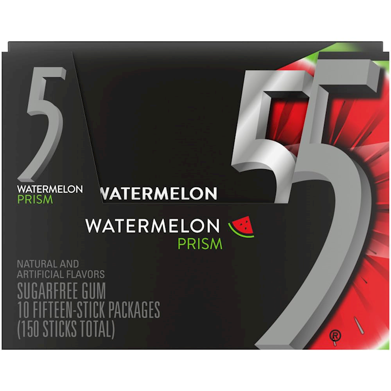 FIVE GUM WATERMELON 10 COUNT #6031