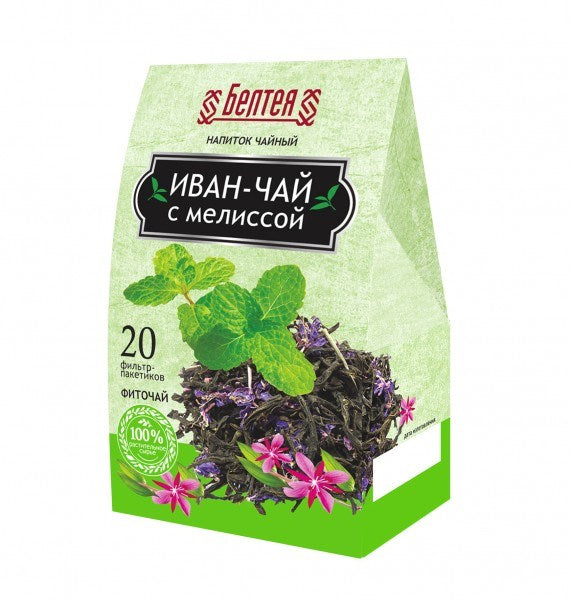 Beltea Tea drink "Ivan-tea with lemon balm"(Melissa) 20 f/p, 1.2g /10 #9