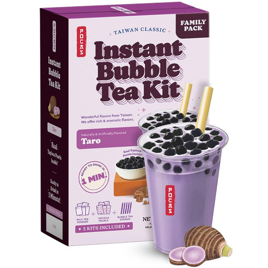 POCAS BUBBLE TEA DIY KIT - TARO 8 x 5PK #692993