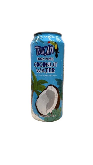 TOUCAN COCONUT WATER 100% PURE IN CAN 12/16.5oz #255002