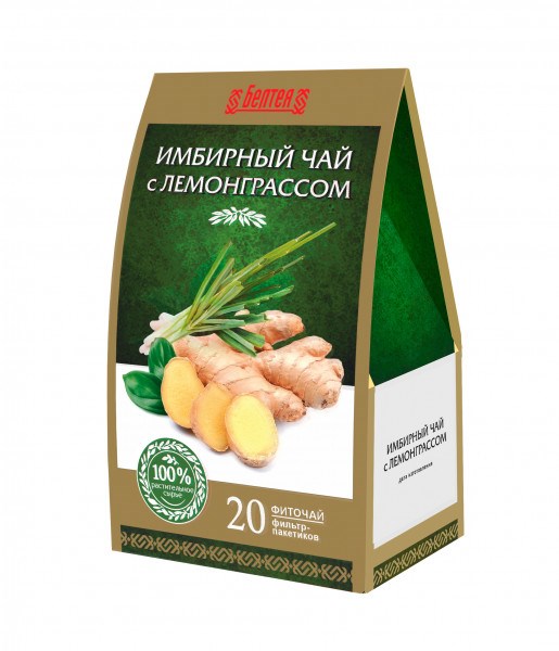 Beltea Tea drink "Ginger tea with lemongrass" 20 f/p, 1.5g /10 #13