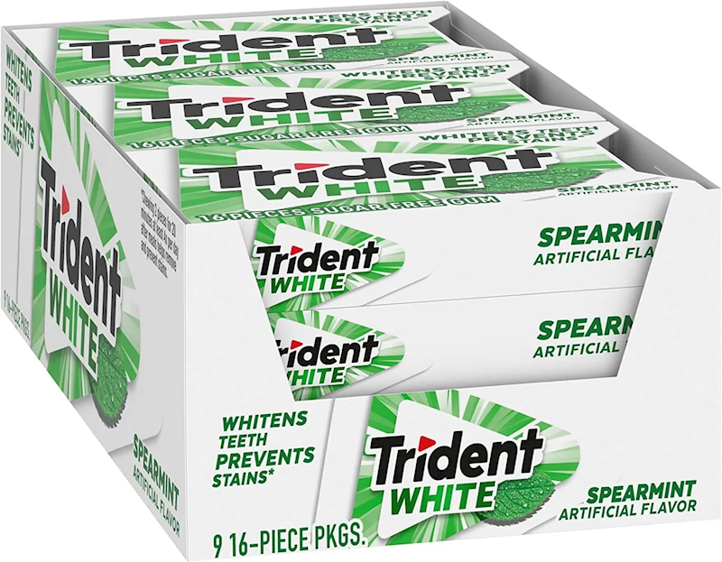 TRIDENT WHITE SPEARMINT 9 COUNT #7621