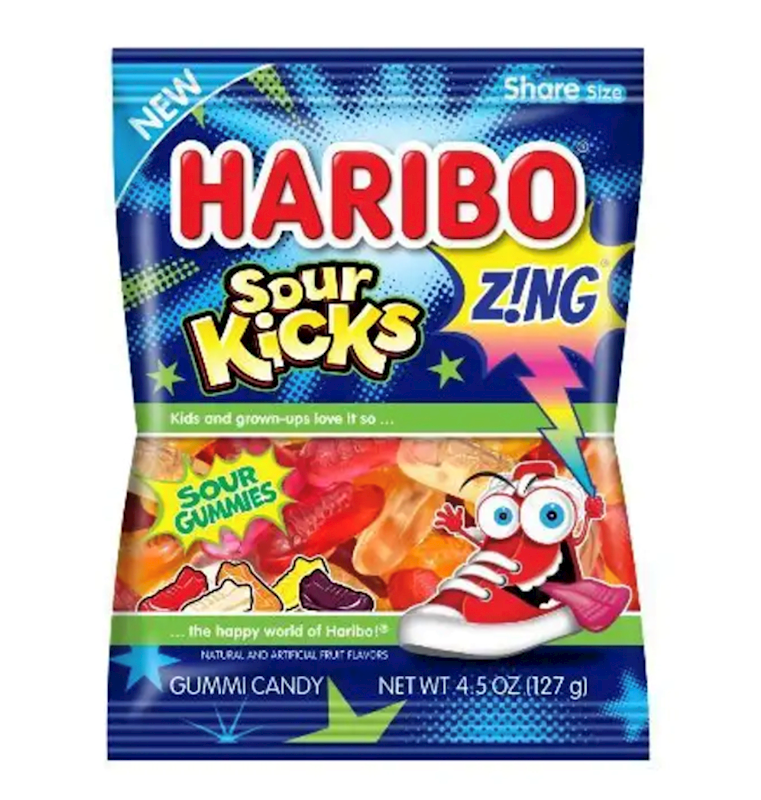 HARIBO SOUR KICKS 4.5oz 12 COUNT #450